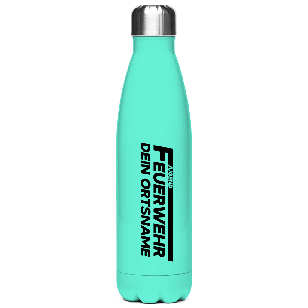 Edelstahl-Thermoflasche - Jugendfeuerwehr (Personalisierbar)