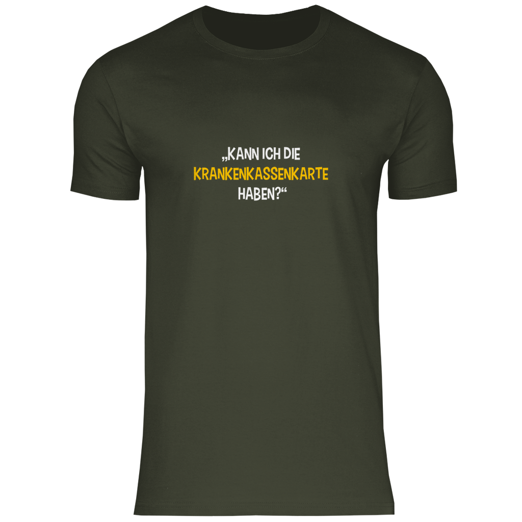 Herren T-Shirt - Krankenkassenkarte