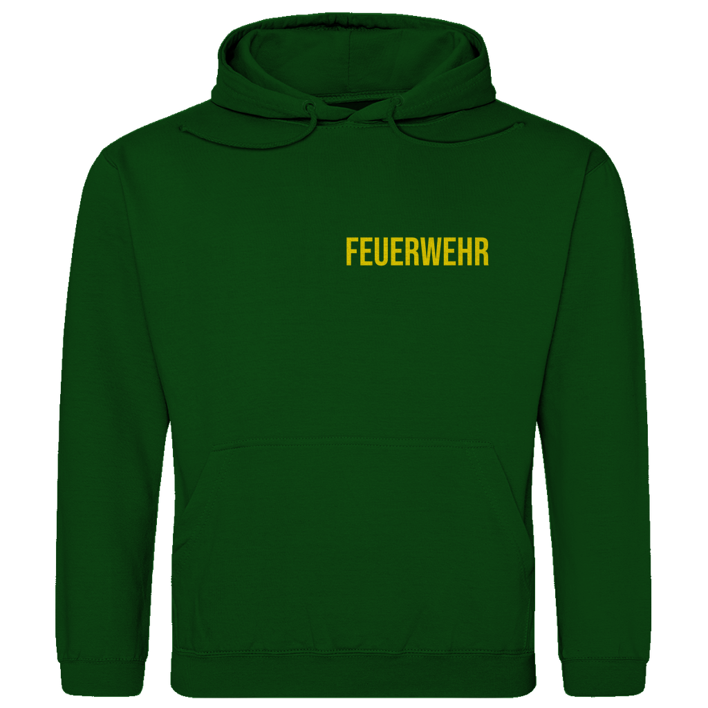 Herren Hoodie - Feuerwehr Schriftzug (Personalisierbar)