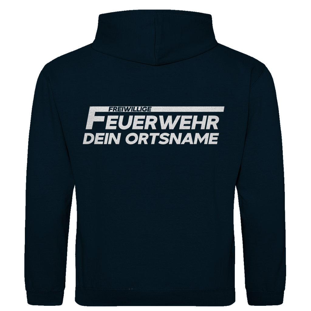 Herren Hoodie - Freiwillige Feuerwehr Weiß (Personalisierbar)