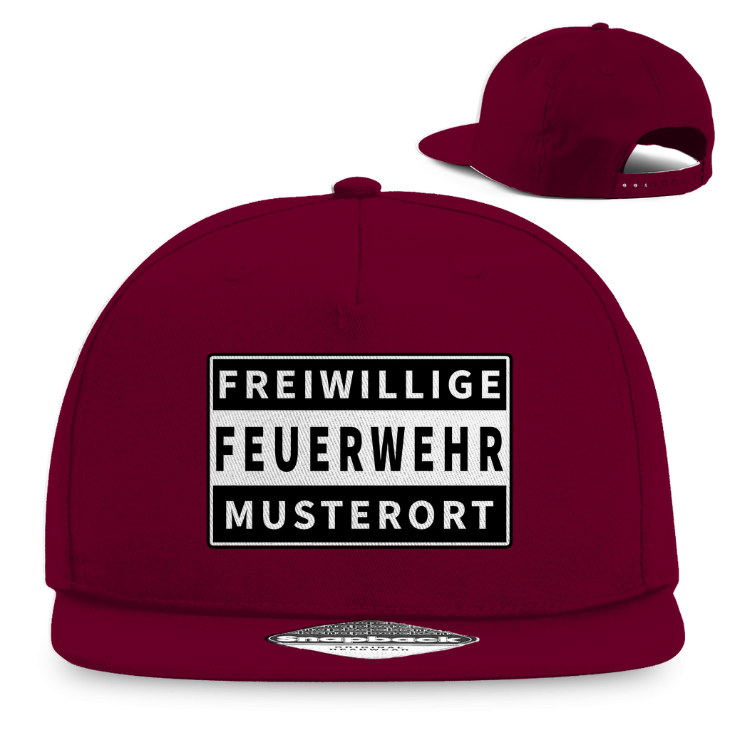 Snapback Rapper Cap - Parental Advisory (Personalisierbar)