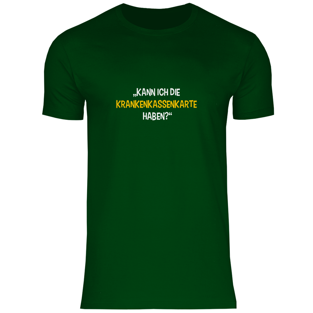 Herren T-Shirt - Krankenkassenkarte