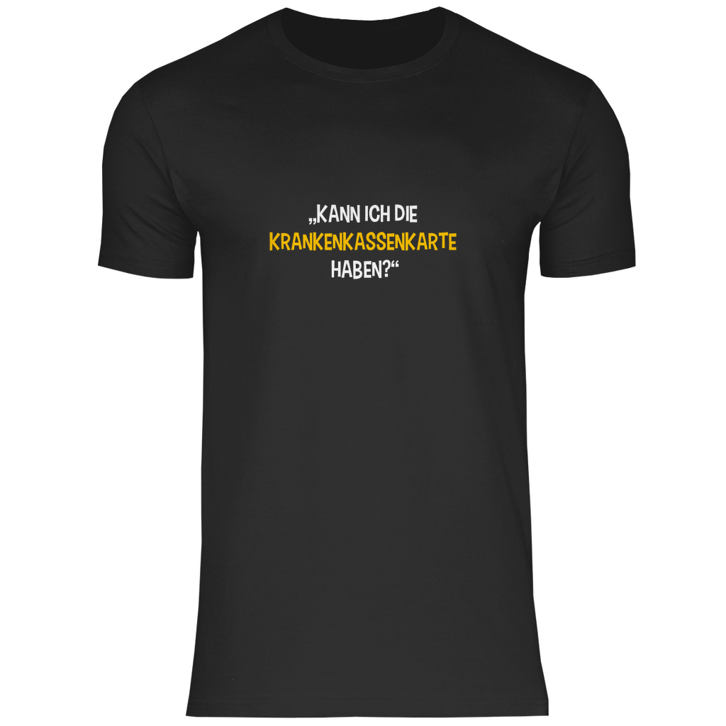 Herren T-Shirt - Krankenkassenkarte