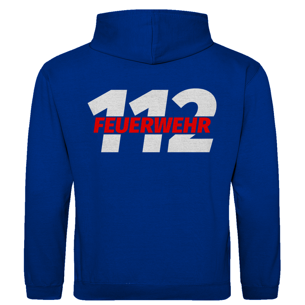 Herren Hoodie - 112 Feuerwehr Rot