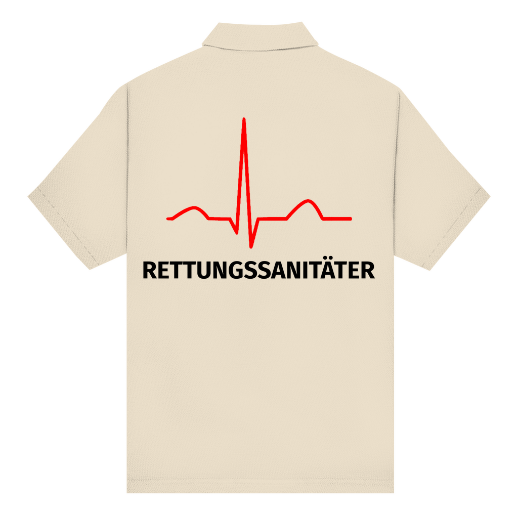 Unisex Poloshirt - EKG Rettungssanitäter