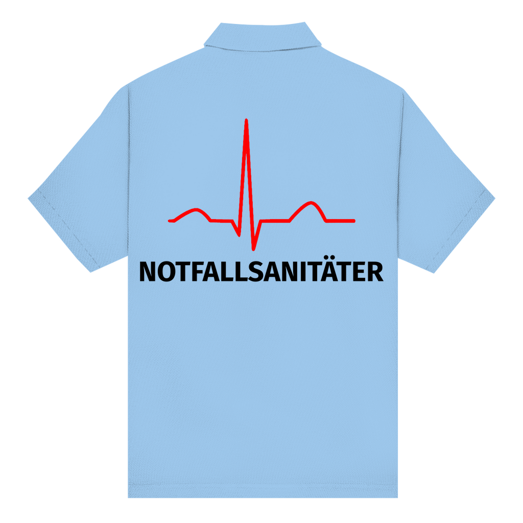 Unisex Poloshirt - EKG Notfallsanitäter