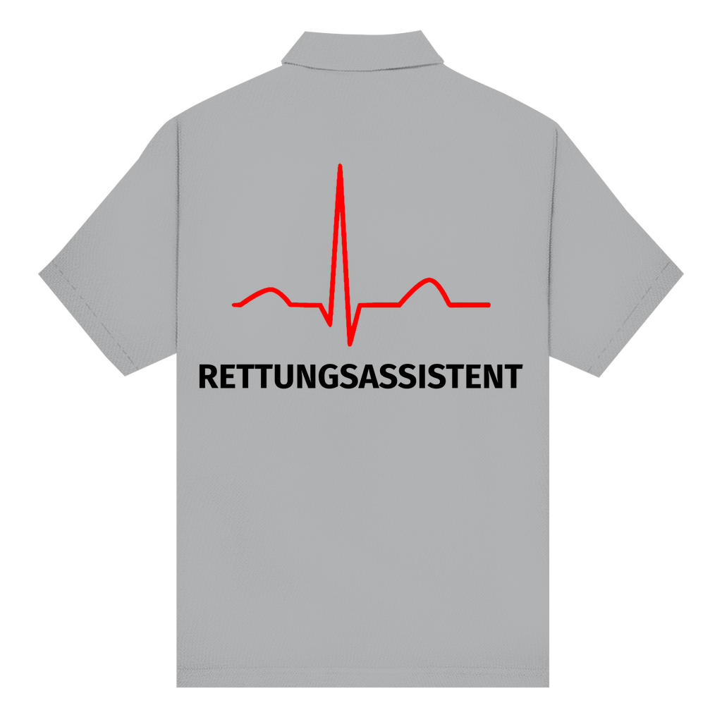 Unisex Poloshirt - EKG Rettungsassistent