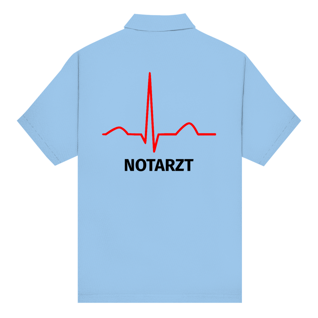 Unisex Poloshirt - EKG Notarzt