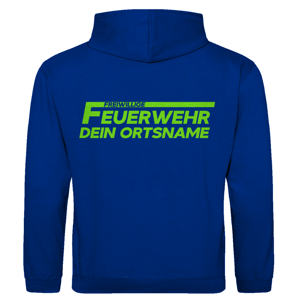 Herren Hoodie - Freiwillige Feuerwehr Grün (Personalisierbar)