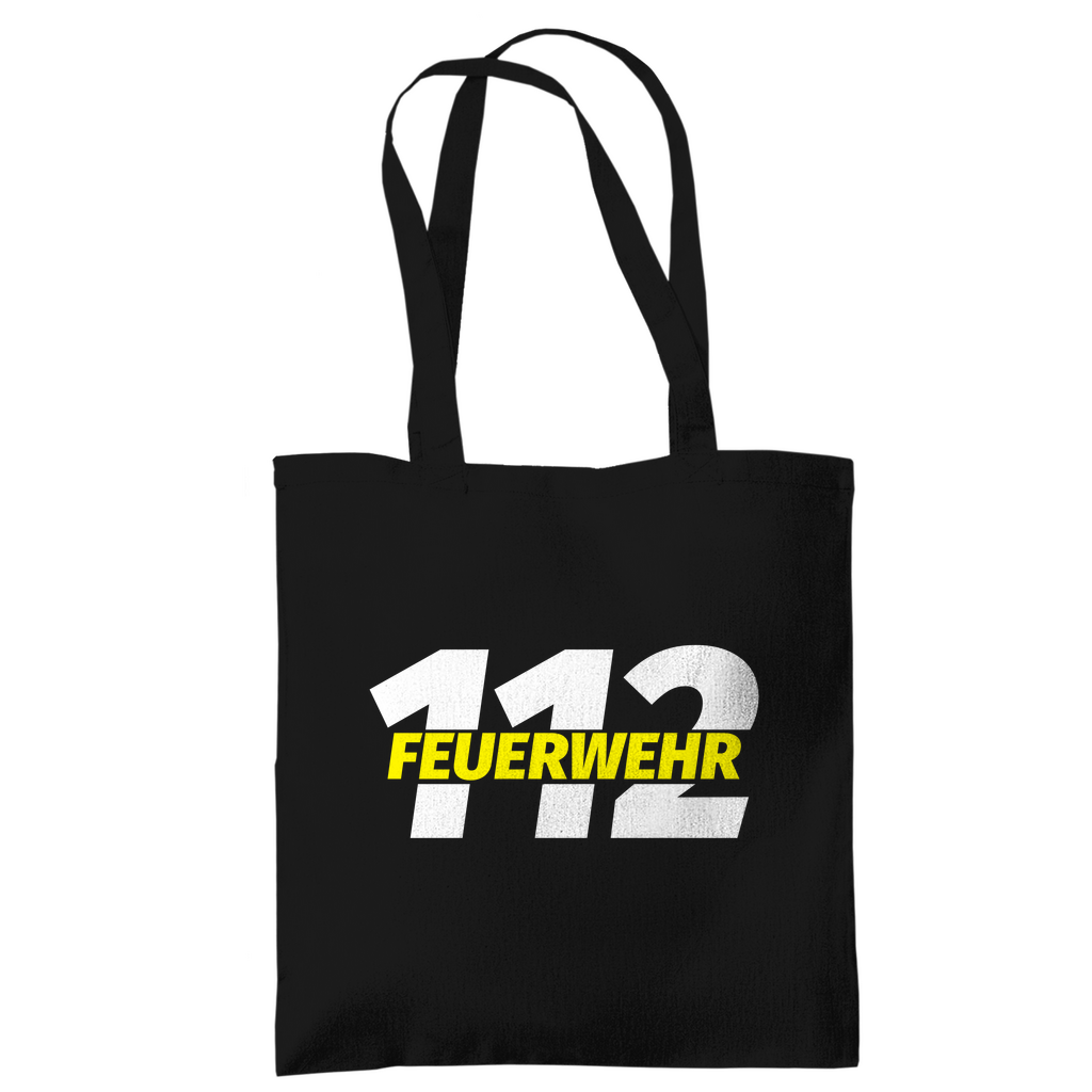 Tragetasche - 112 Feuerwehr Gelb