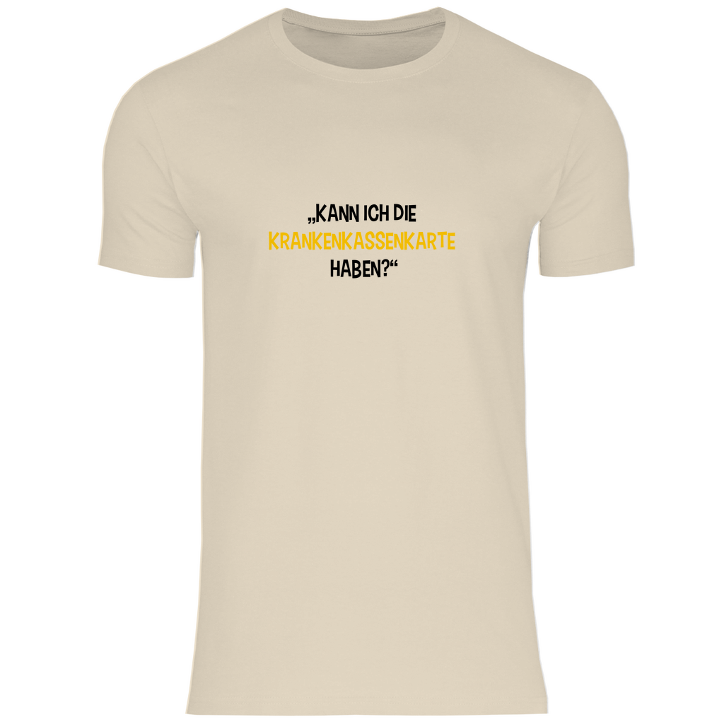 Herren T-Shirt - Krankenkassenkarte