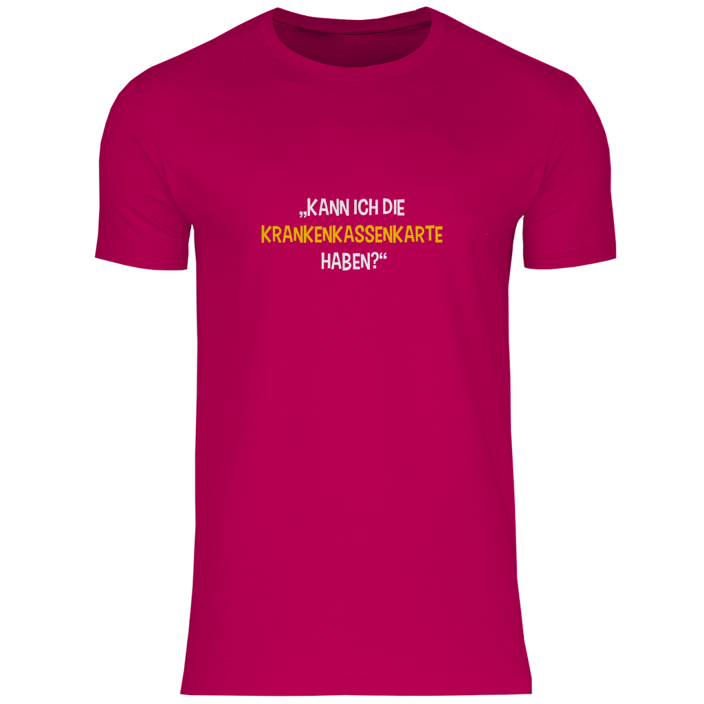 Herren T-Shirt - Krankenkassenkarte