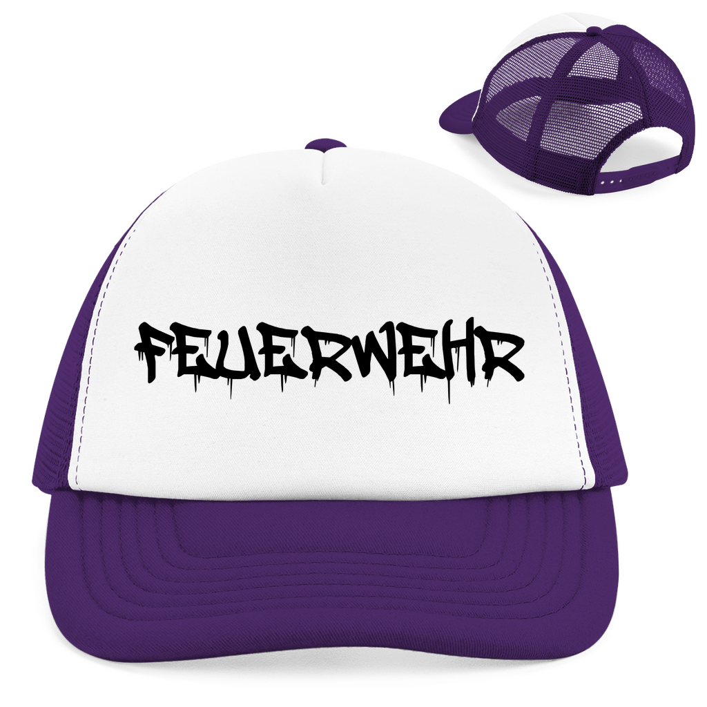Retro Trucker Cap - Feuerwehr Marker