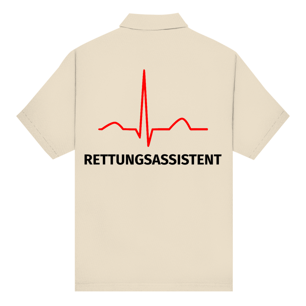 Unisex Poloshirt - EKG Rettungsassistent
