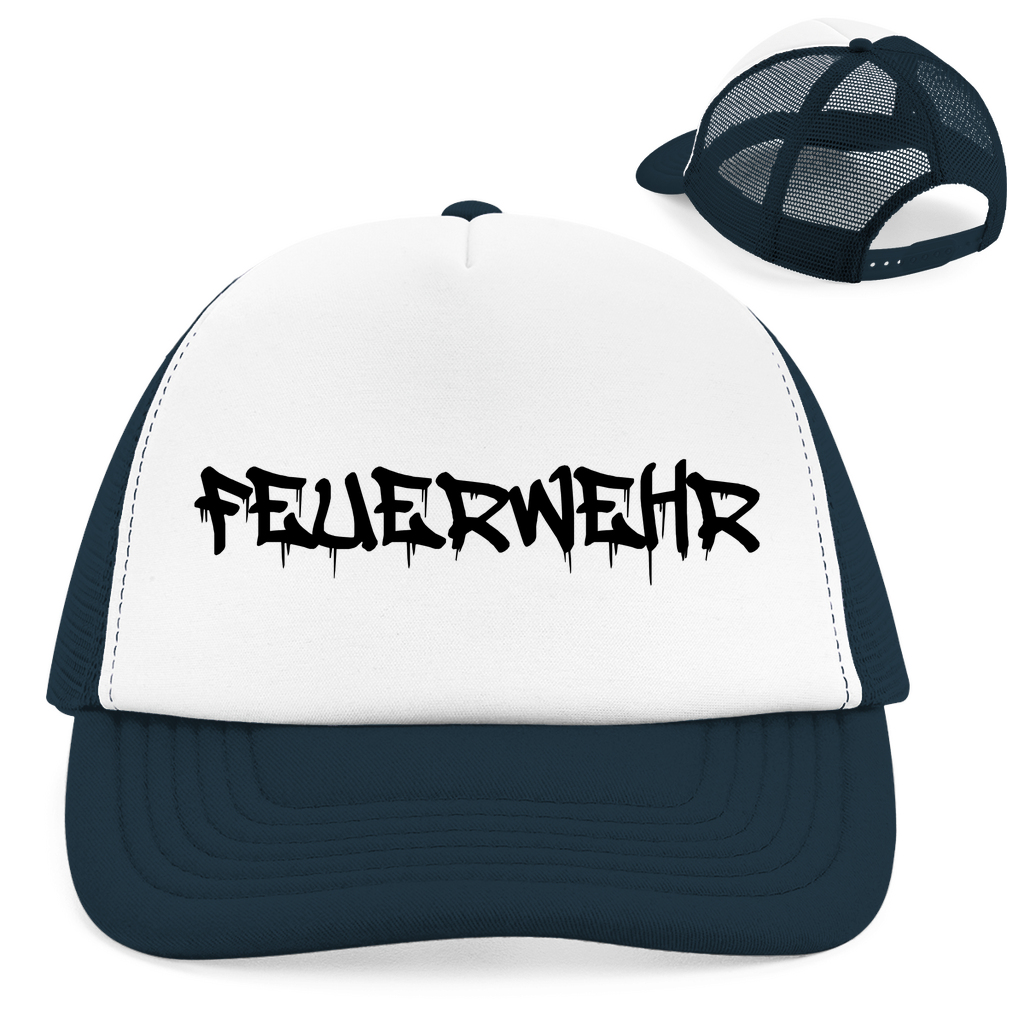 Retro Trucker Cap - Feuerwehr Marker