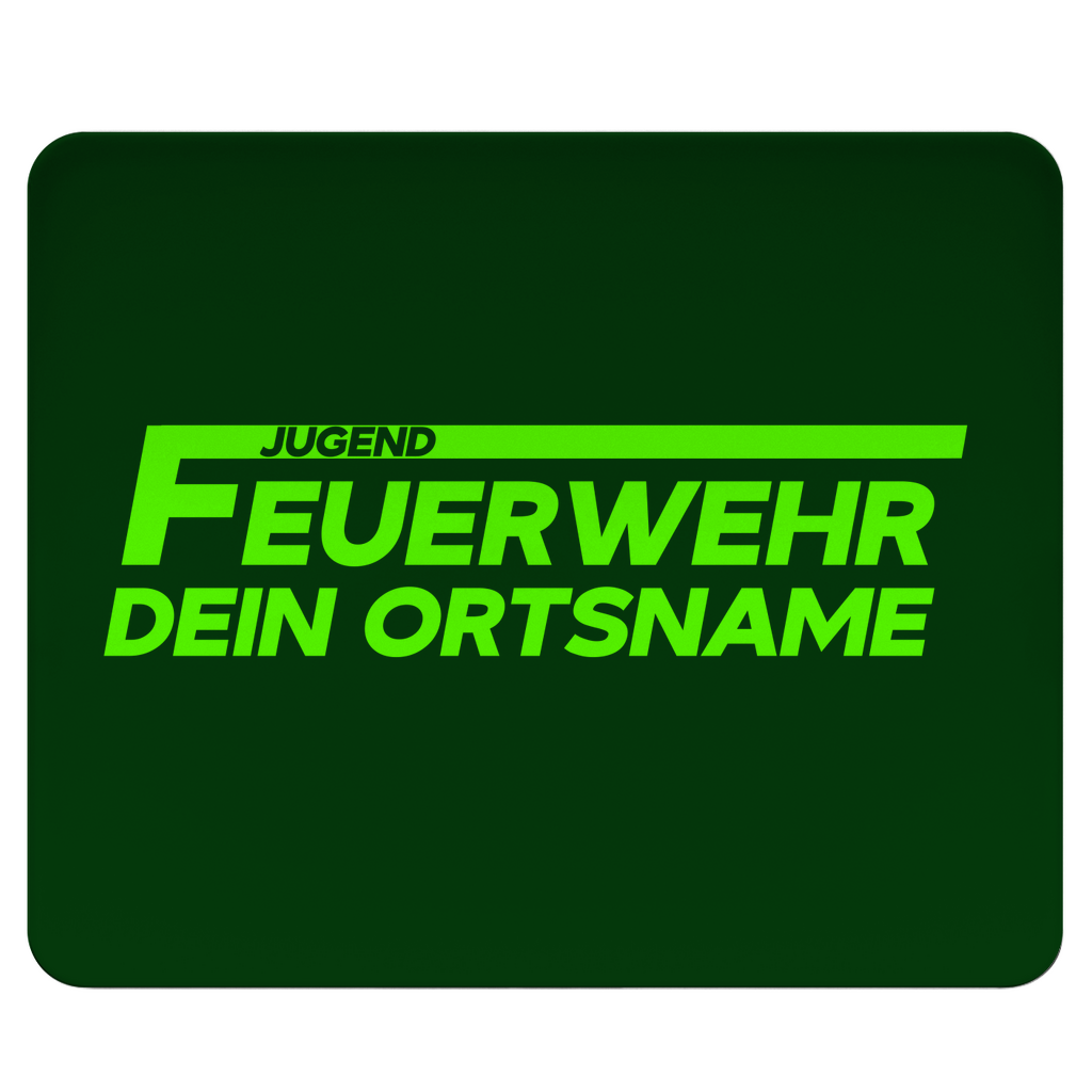 Mousepad - Jugendfeuerwehr Grün (Personalisierbar)