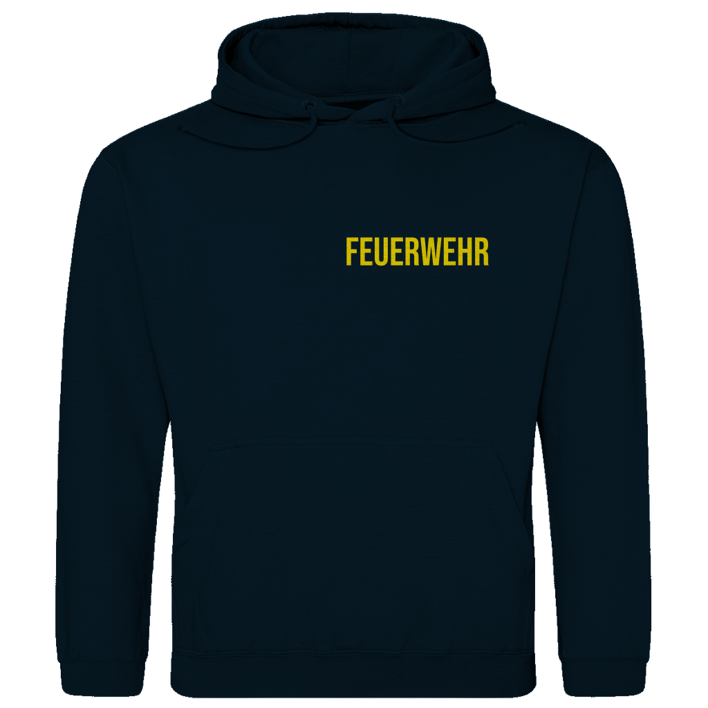 Herren Hoodie - Feuerwehr Schriftzug (Personalisierbar)