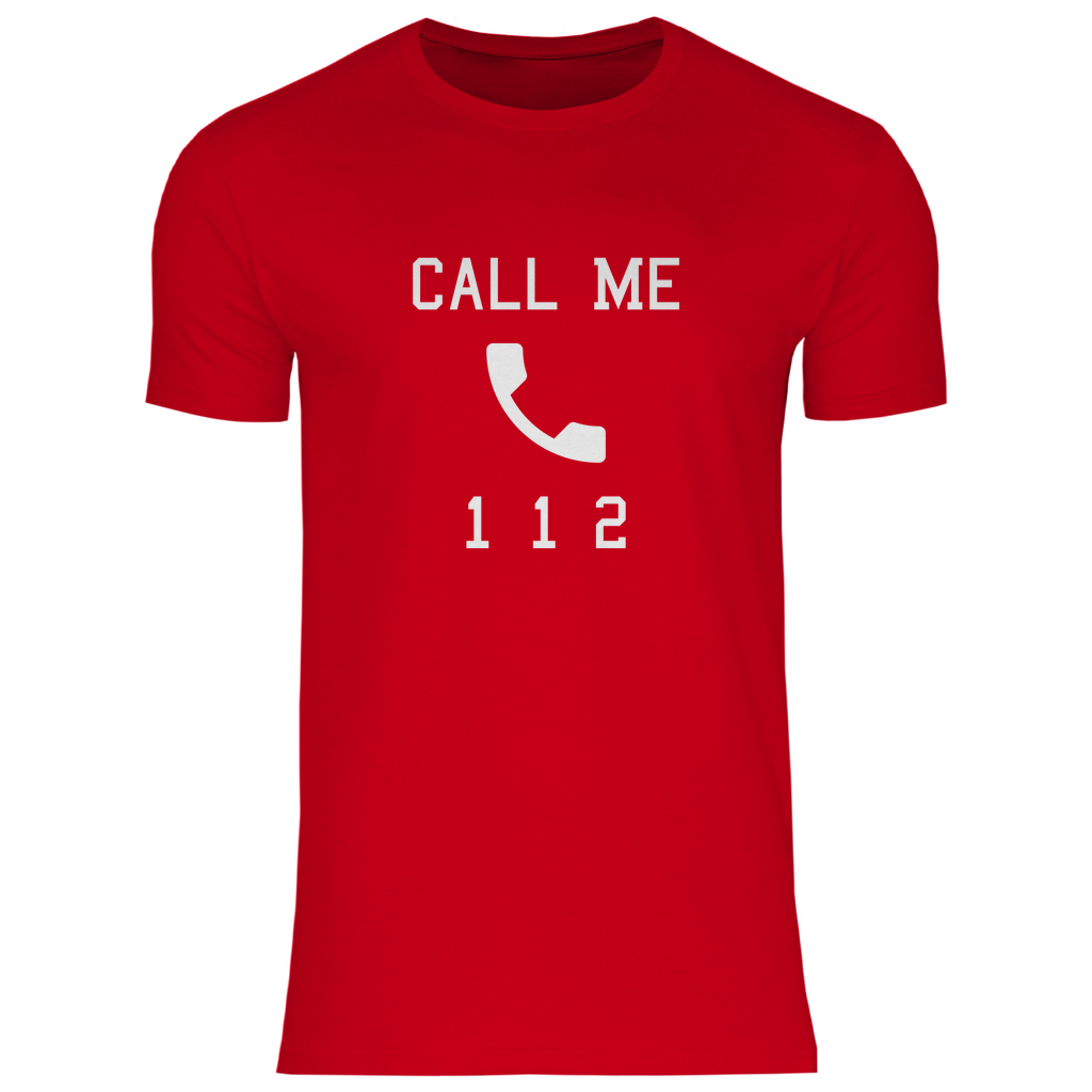 Herren T-Shirt - Call Me 112