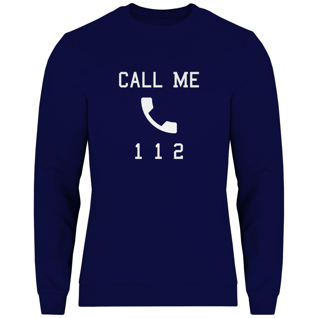 Herren Sweatshirt - Call Me 112
