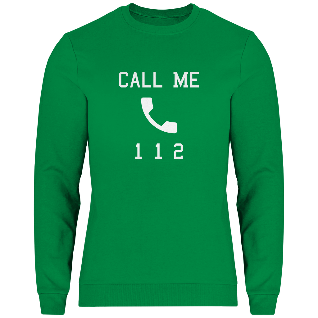 Herren Sweatshirt - Call Me 112