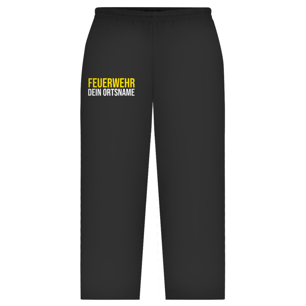 Jogginghose - Feuerwehr Schriftzug (Personalisierbar)
