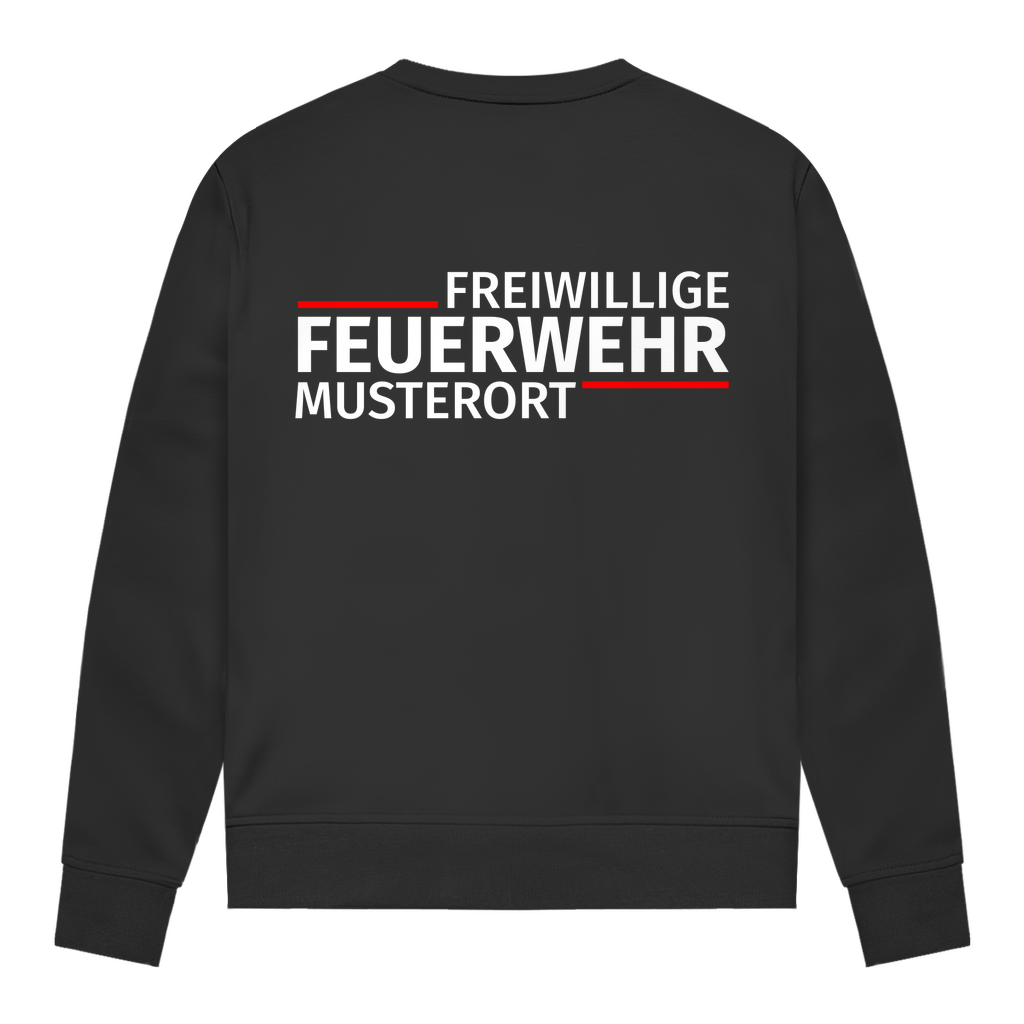 Damen Sweatshirt - Modern Freiwillige Feuerwehr [Personalisierbar]