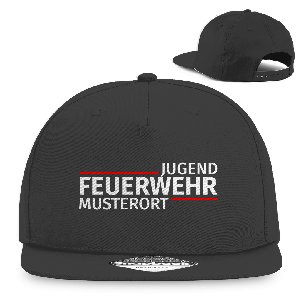 Snapback Rapper Cap - Modern Jugendfeuerwehr [Personalisierbar]