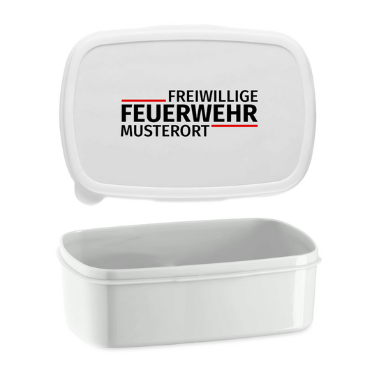 Brotdose - Modern Freiwillige Feuerwehr [Personalisierbar]