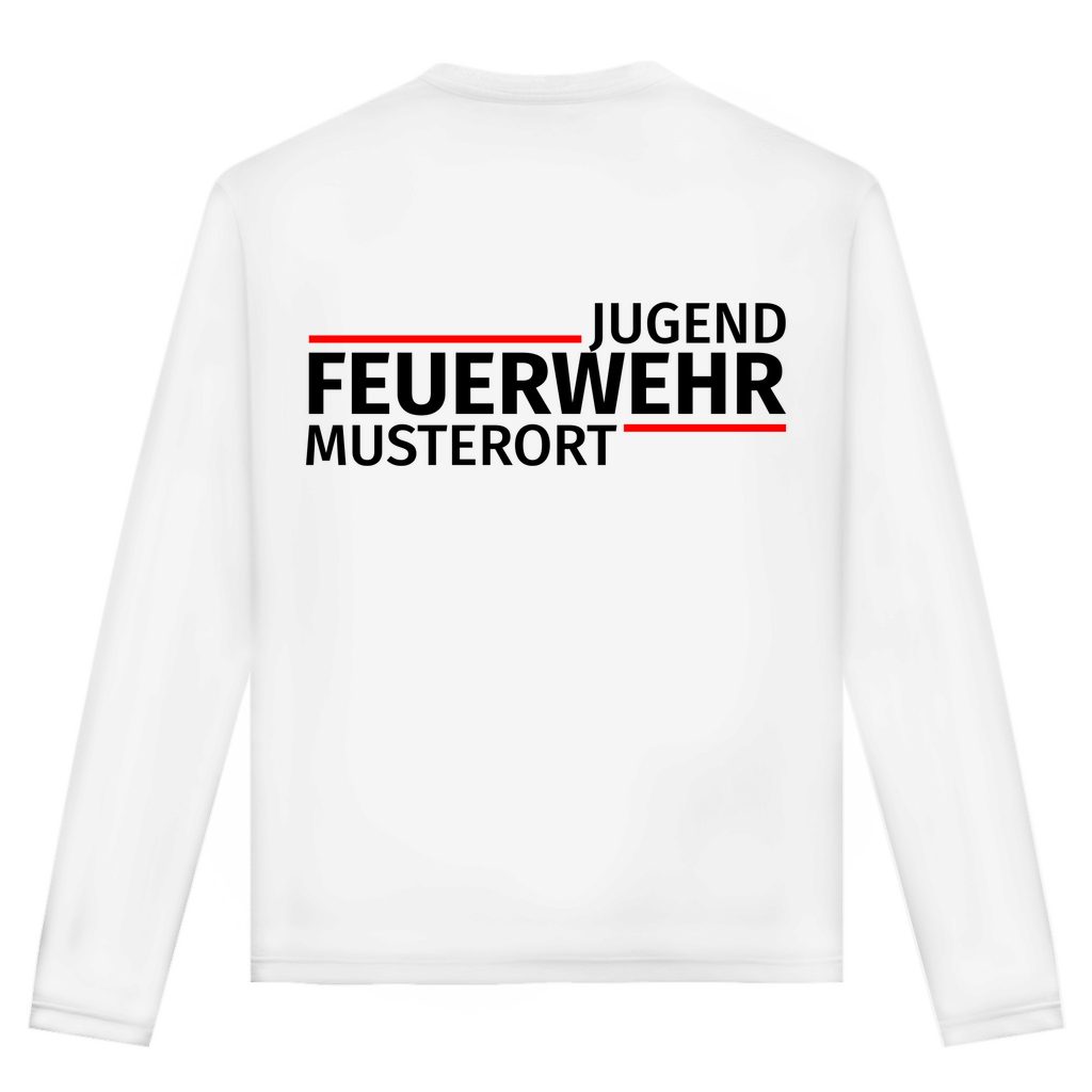 Unisex Langarmshirt - Modern Jugendfeuerwehr [Personalisierbar]