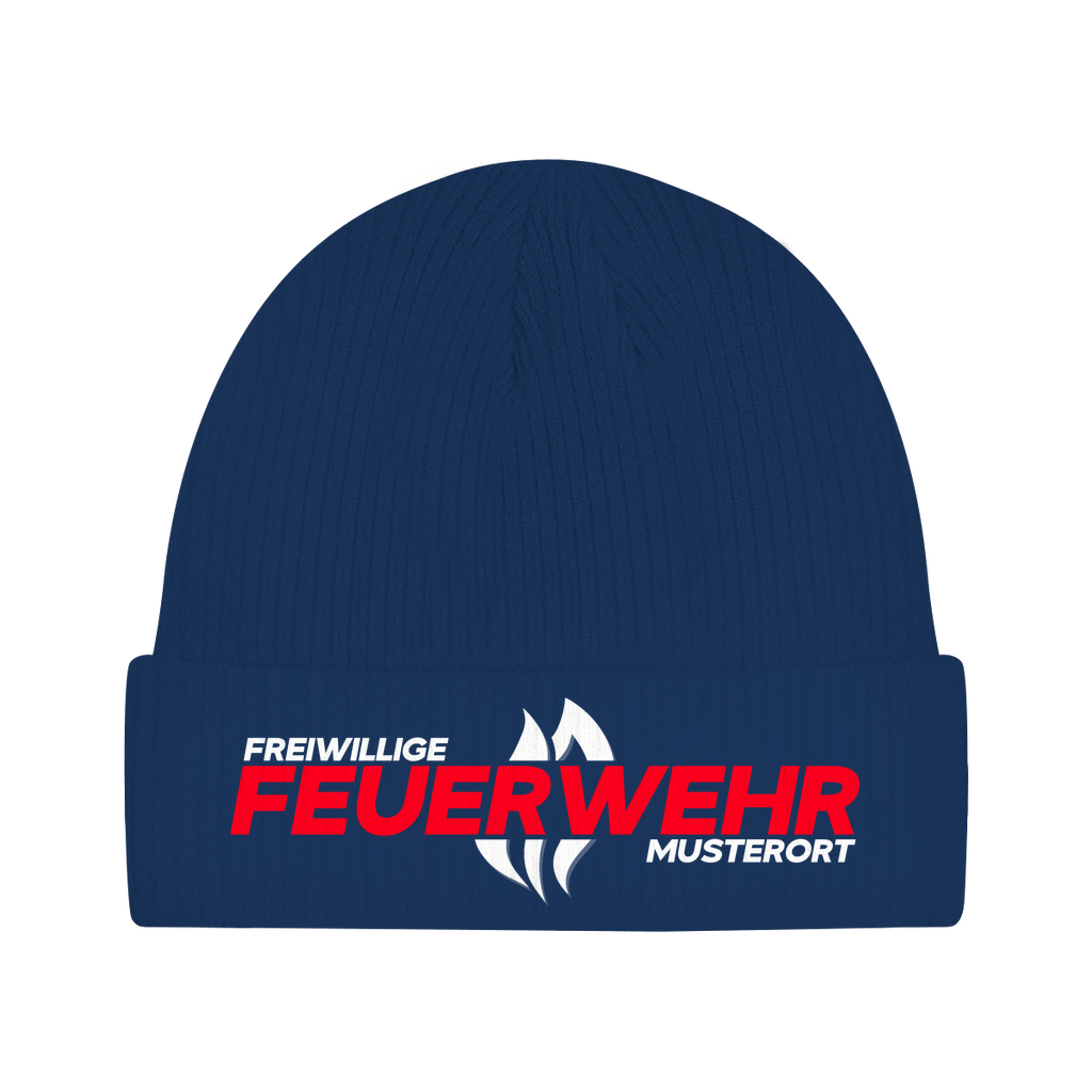 Beanie - Flamme Freiwillige Feuerwehr Rot [Personalisierbar]