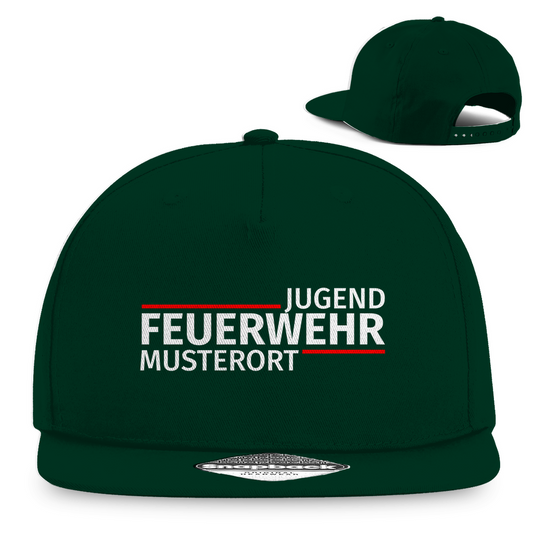 Snapback Rapper Cap - Modern Jugendfeuerwehr [Personalisierbar]