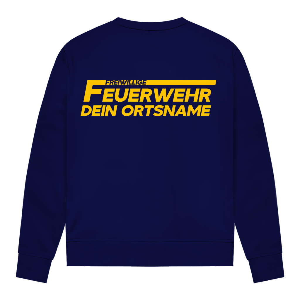 Damen Sweatshirt - Freiwillige Feuerwehr Gelb [Personalisierbar]
