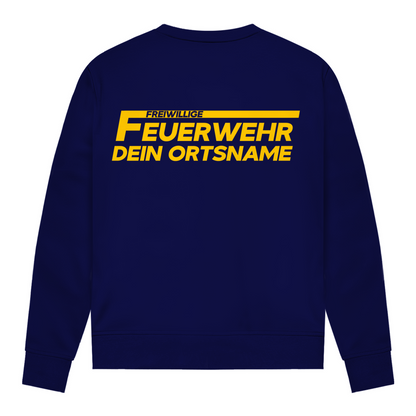 Damen Sweatshirt - Freiwillige Feuerwehr Gelb [Personalisierbar]