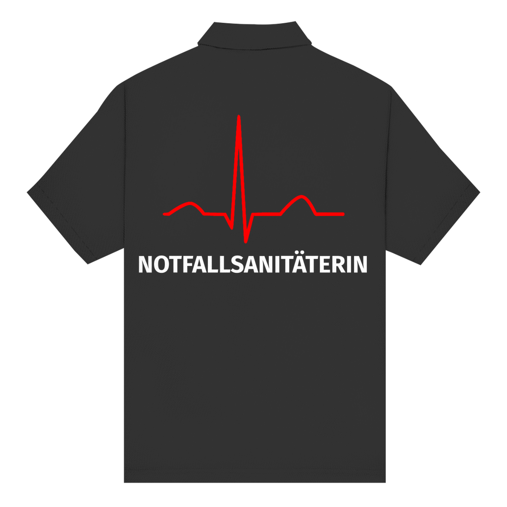 Unisex Poloshirt - EKG Notfallsanitäterin