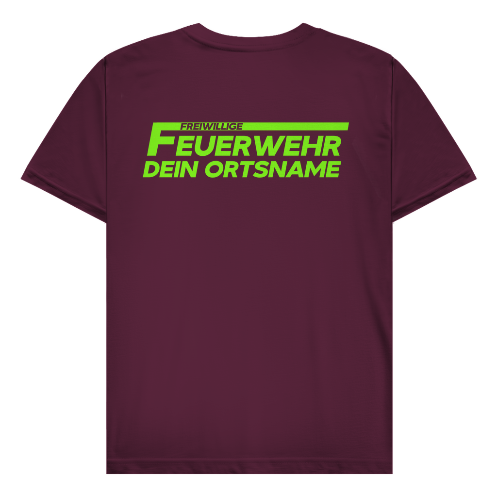 Herren T-Shirt - Freiwillige Feuerwehr Grün [Personalisierbar]