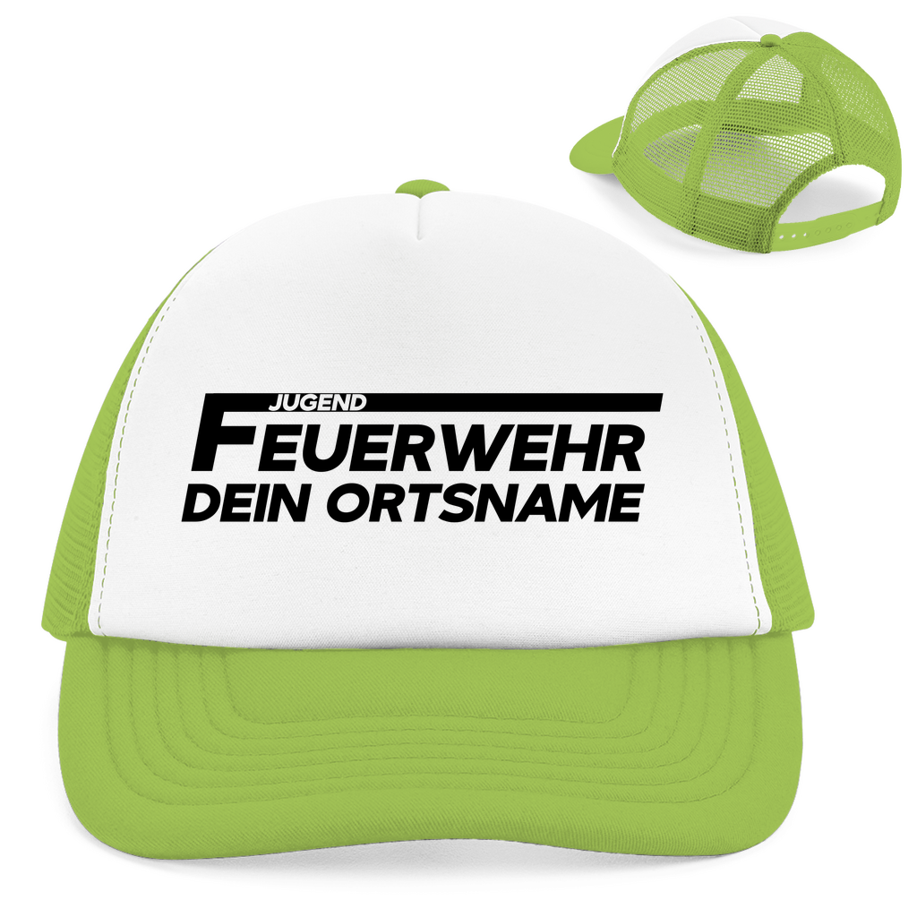 Retro Trucker Cap - Jugendfeuerwehr (Personalisierbar)