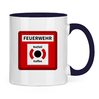 Tasse zweifarbig - Brandmelder