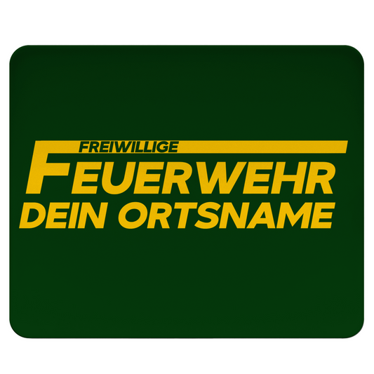 Mousepad - Freiwillige Feuerwehr Gelb [Personalisierbar]