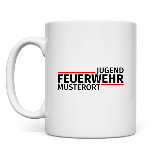 Tasse - Modern Jugendfeuerwehr [Personalisierbar]