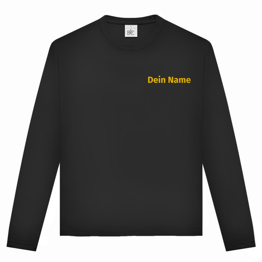 Unisex Langarmshirt - Freiwillige Feuerwehr Gelb [Personalisierbar]