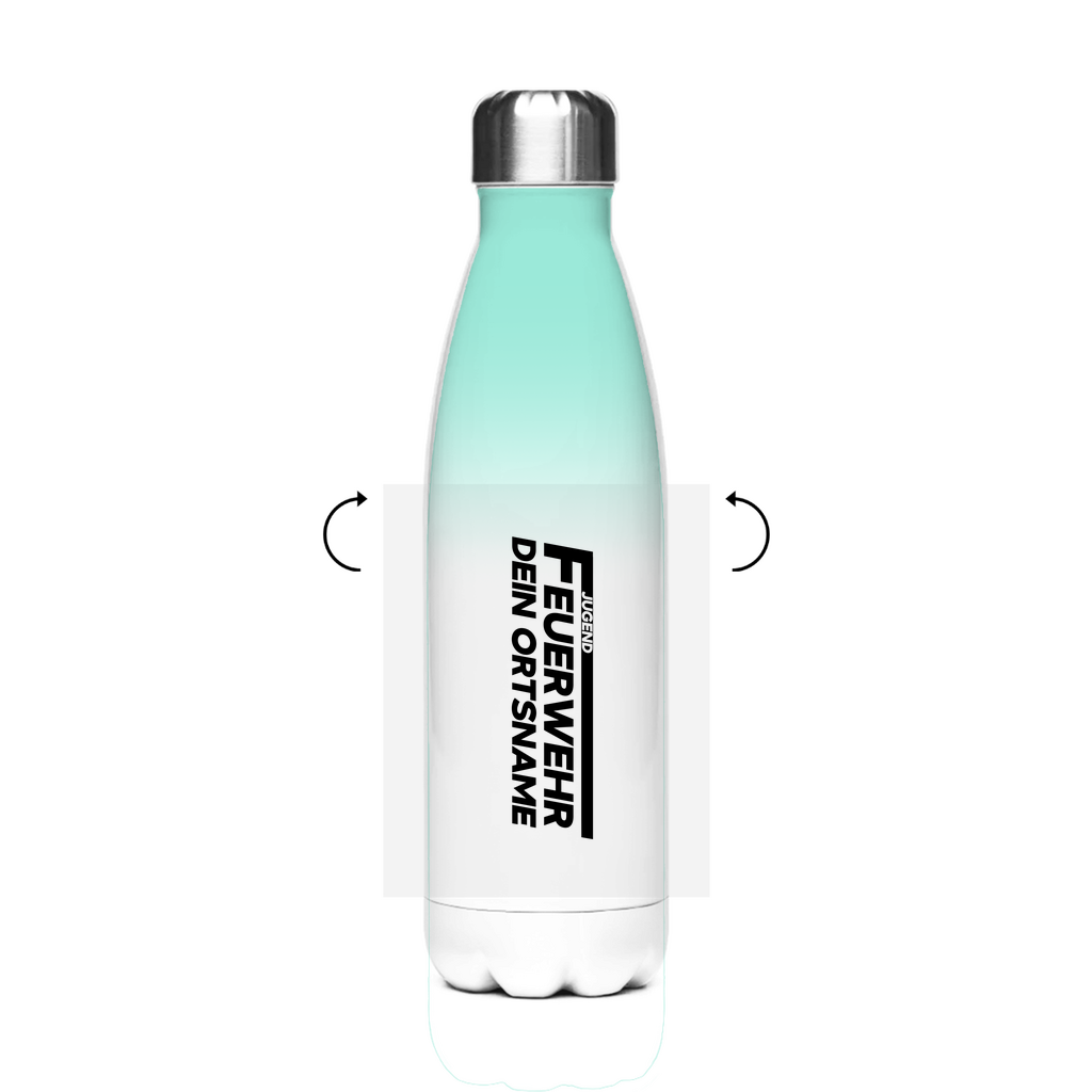 Edelstahl-Thermoflasche - Jugendfeuerwehr [Personalisierbar]