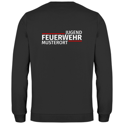 Herren Sweatshirt - Modern Jugendfeuerwehr [Personalisierbar]