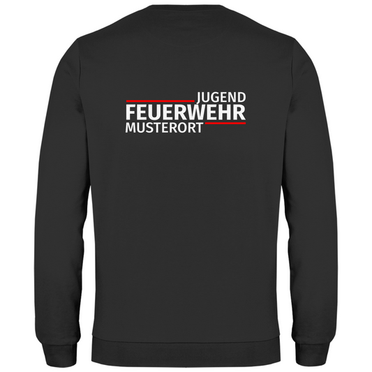 Herren Sweatshirt - Modern Jugendfeuerwehr [Personalisierbar]