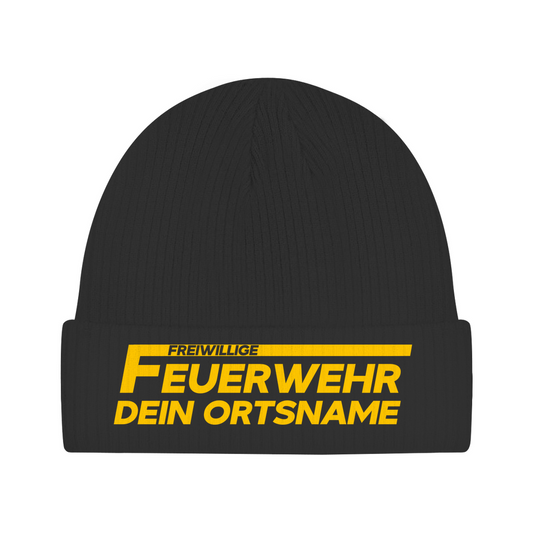Beanie - Freiwillige Feuerwehr Gelb [Personalisierbar]