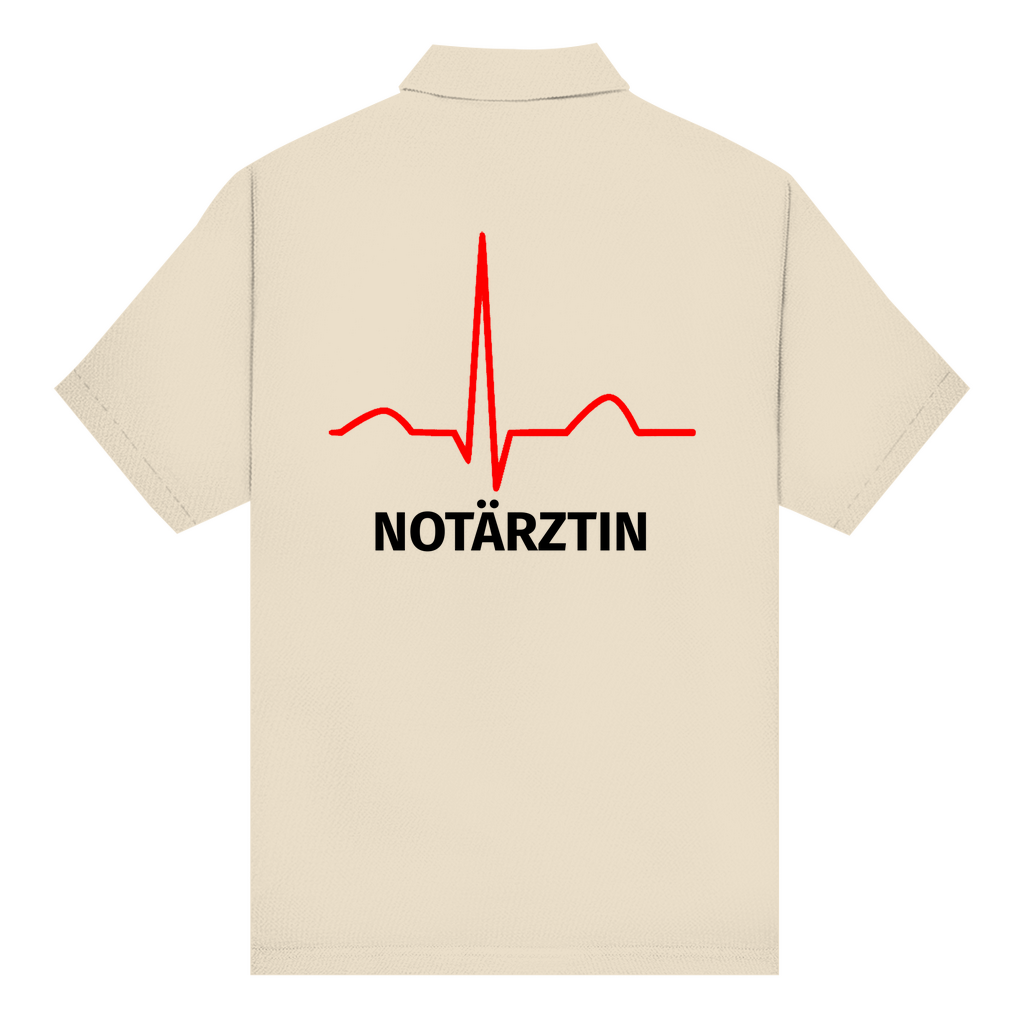 Unisex Poloshirt - EKG Notärztin