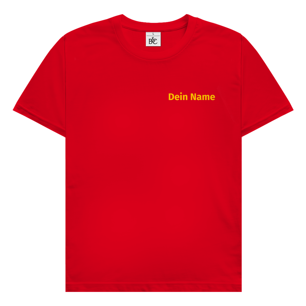 Herren T-Shirt - Freiwillige Feuerwehr Gelb [Personalisierbar]