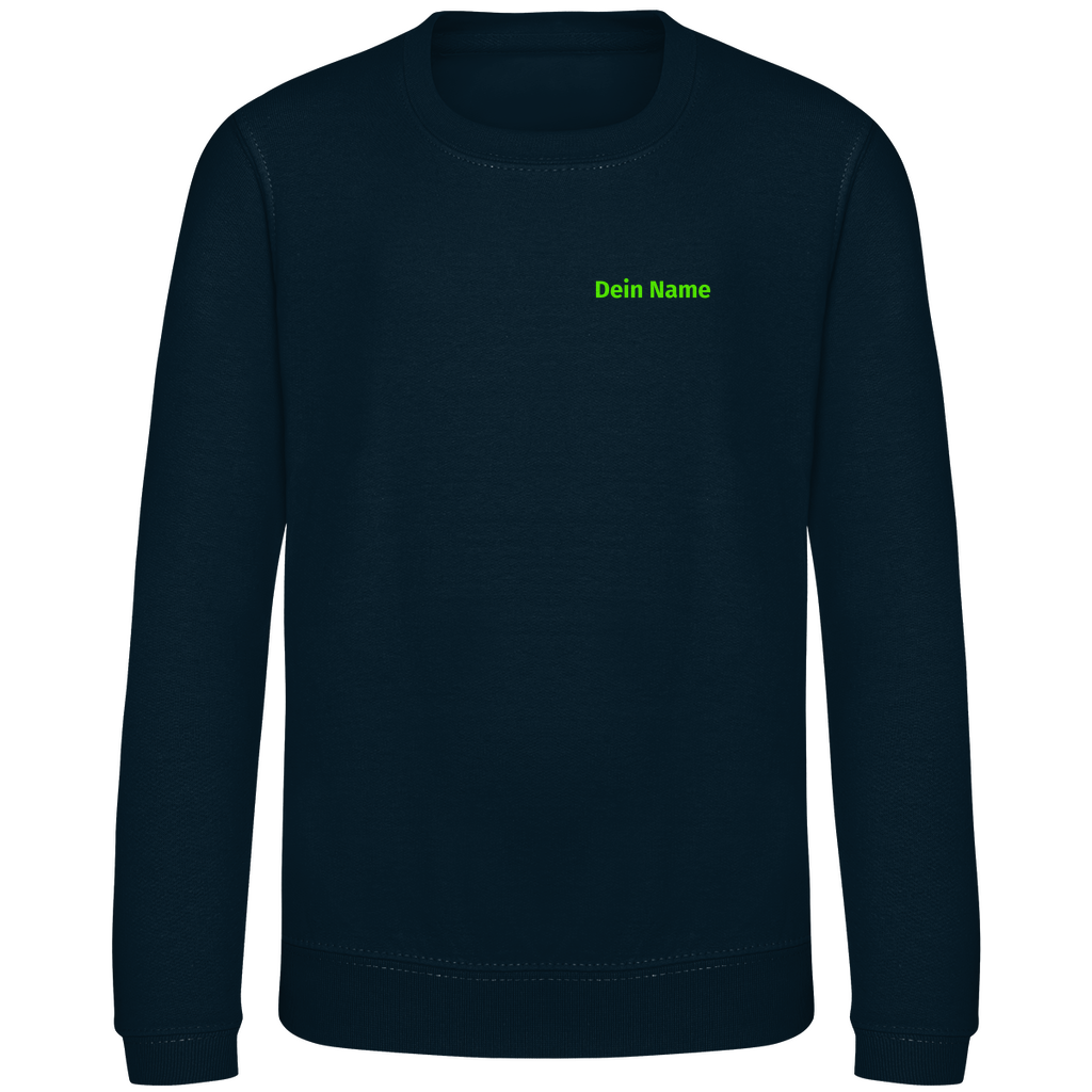 Kinder Sweatshirt - Jugendfeuerwehr Grün [Personalisierbar]