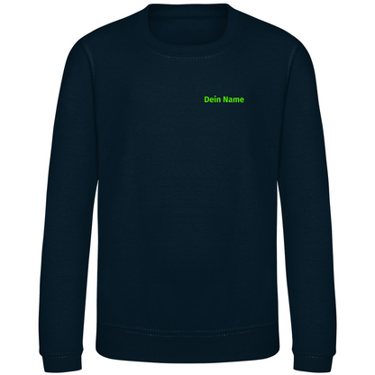 Kinder Sweatshirt - Jugendfeuerwehr Grün [Personalisierbar]