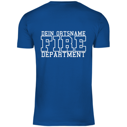 Herren T-Shirt - Fire Department (Personalisierbar)