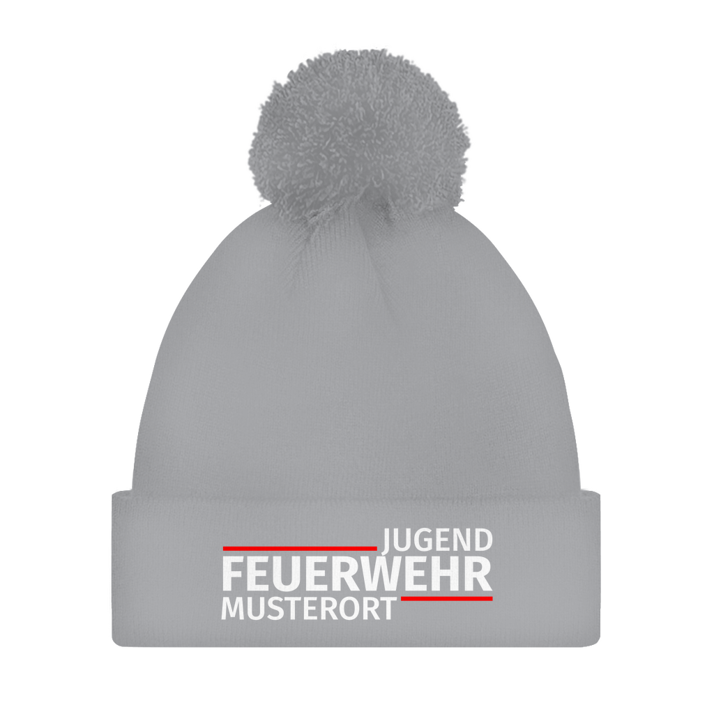 Bommelmütze - Modern Jugendfeuerwehr [Personalisierbar]